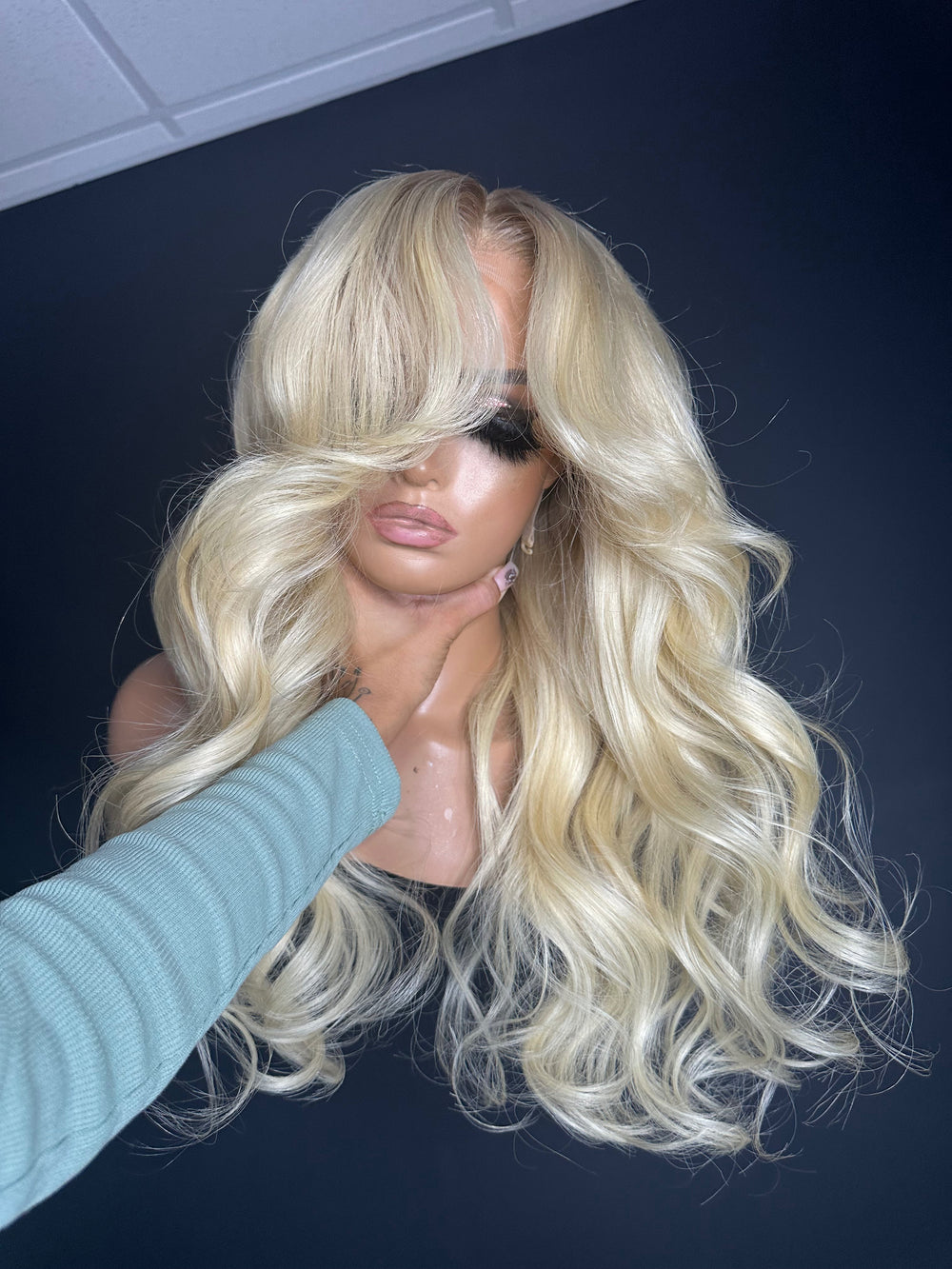 Solid blonde custom unit