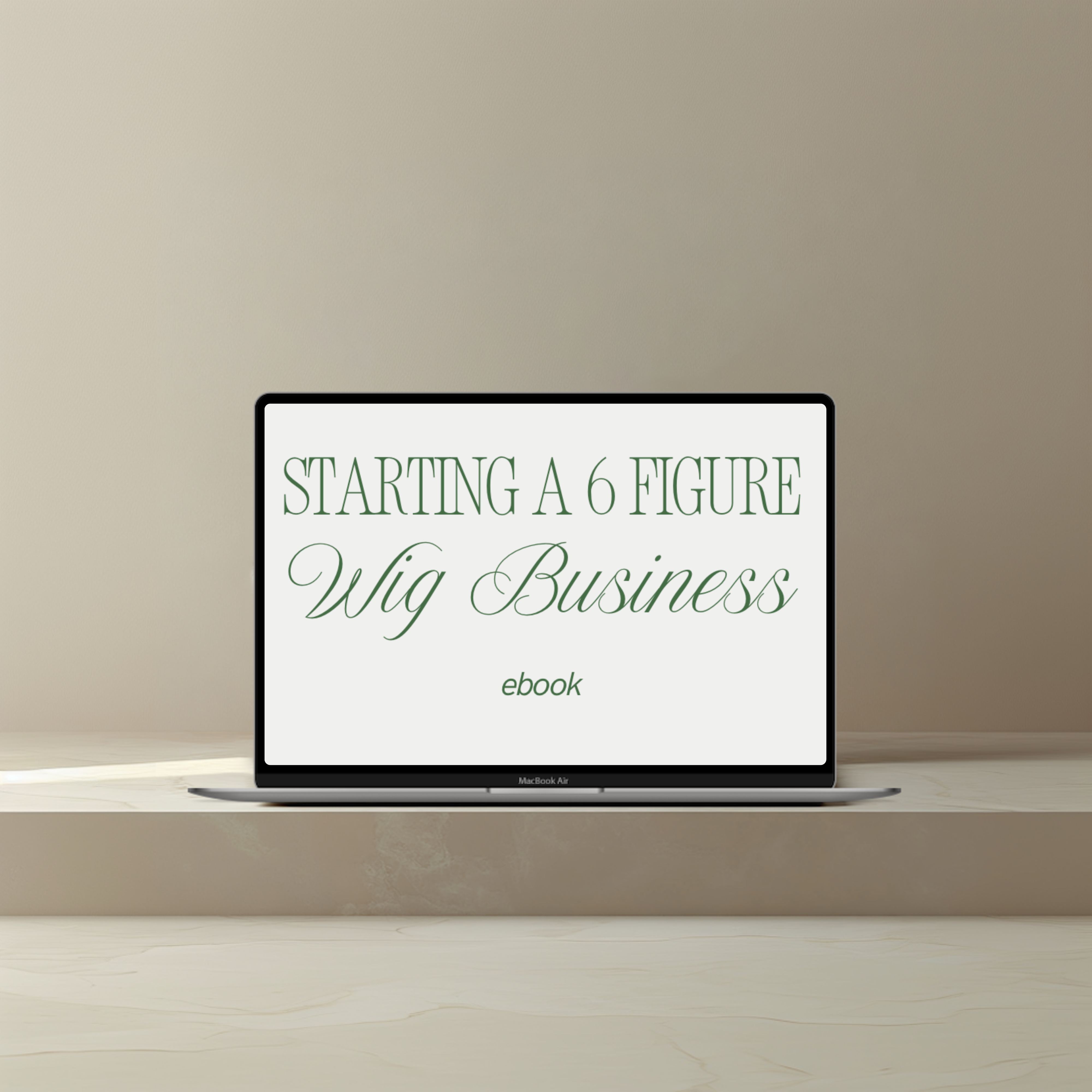 Starting a Wig Business Ebook