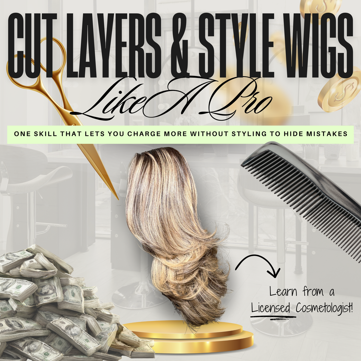Cut Layers & Style Wigs Tutorial