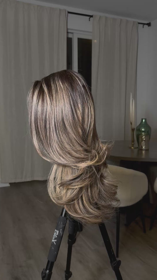 Butterscotch Blend - Glueless Wig
